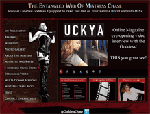 Tablet Screenshot of mistresschase.com